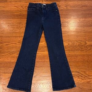 Frame Denim Dark Blue Flare Jeans